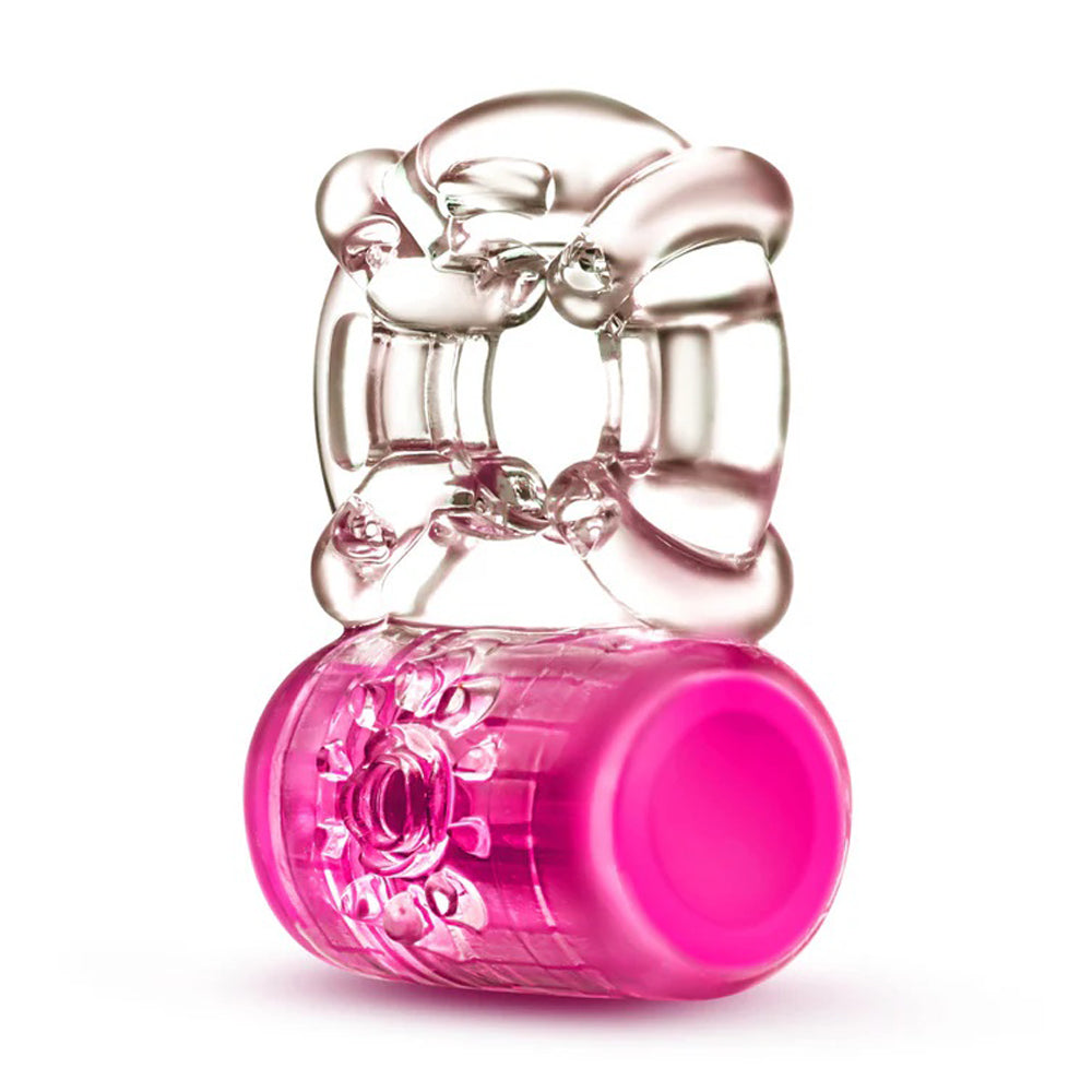 Play With Me Pleaser Vibrating C-Ring Pink > Cock Ring > Vibrating