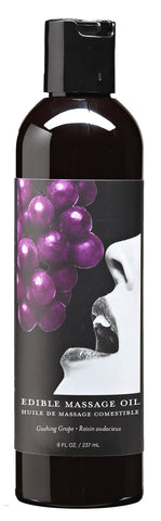 Edible Massage Oil Gushing Grape Flavored 237 ml Bottle Default Title Massage Oil