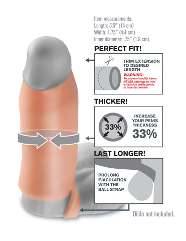 Fantasy X-Tensions Real Feel Penis Sleeve Enhancer Flesh Color SLEEVES