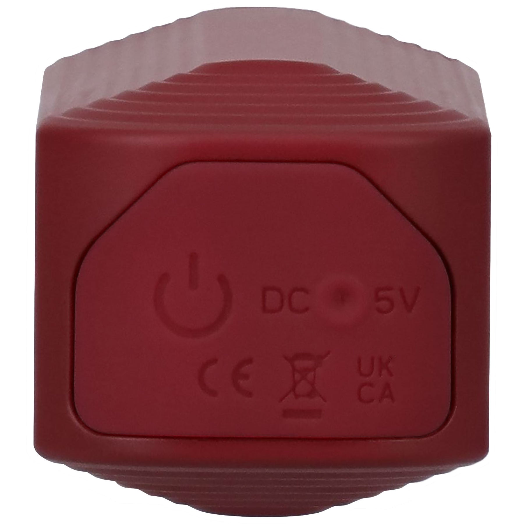 Rechargeable Clitoral Sucking Stimulator in Compact Black Design Red STIMULATORS