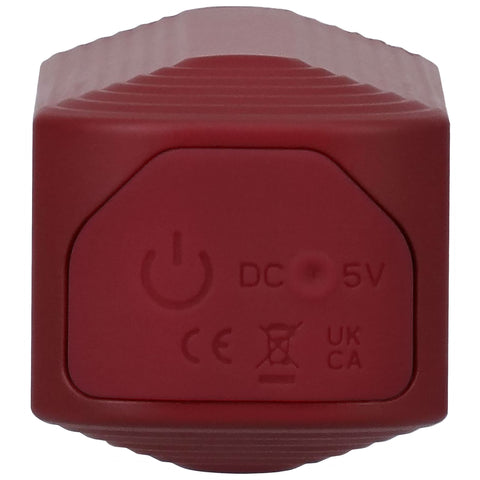 Rechargeable Clitoral Sucking Stimulator in Compact Black Design Red STIMULATORS