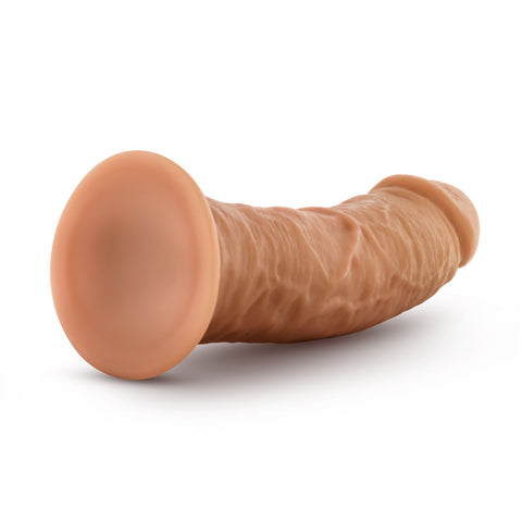 Dr Skin Glide 8 Inch Self Lubricating Mocha Dildo with Suction Base Default Title Dongs Realistic