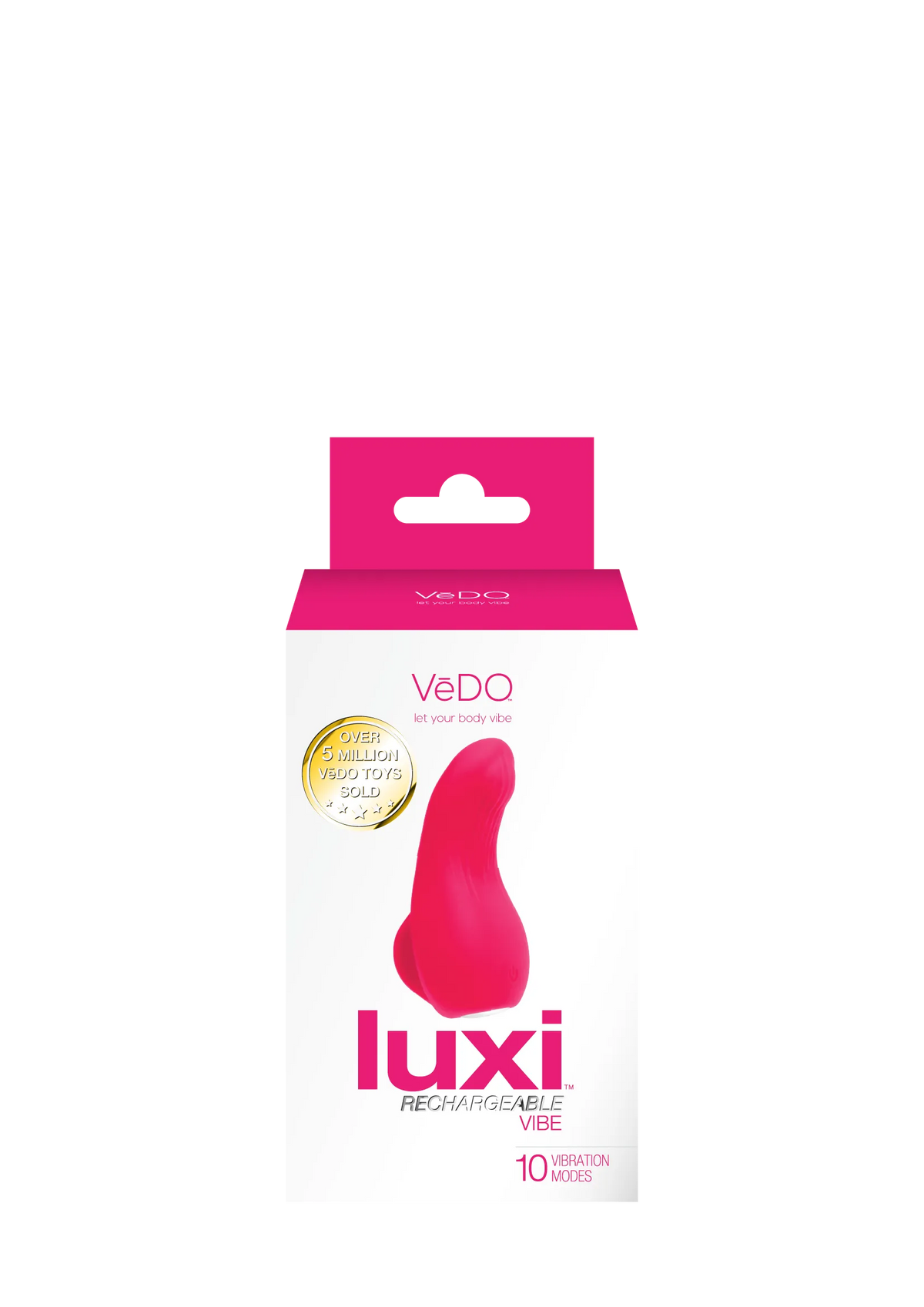Luxi Rechargeable Waterproof 3 Speeds – Clitoral Finger Vibrator