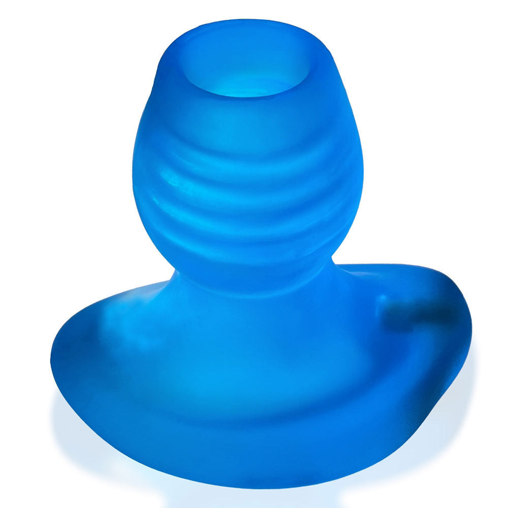 Glowhole Large Blue Butt Plug with LED Light by Oxballs > Anal Range > Tunnel and Stretchers