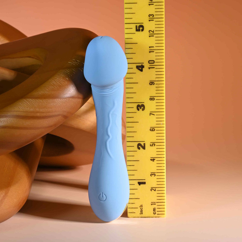 Dainty Dick Slim Silicone (Pink) – Rechargeable Slim Silicone Vibrator Vibrators