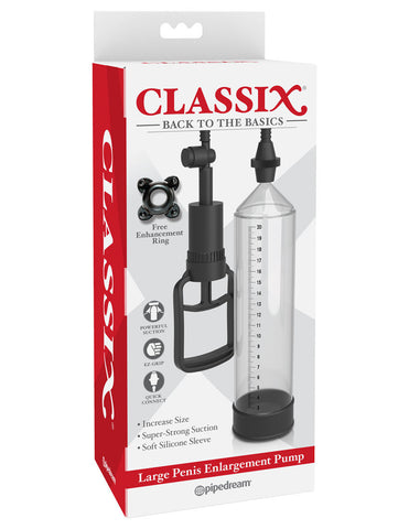 Classix Large Silicone Penis Enlargement Pump for Men PUMPS
