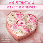 Rose Lovers Gift Box with Pink Swirl Clitoral Sucking Vibrator > Essentials > Massage Gift Set