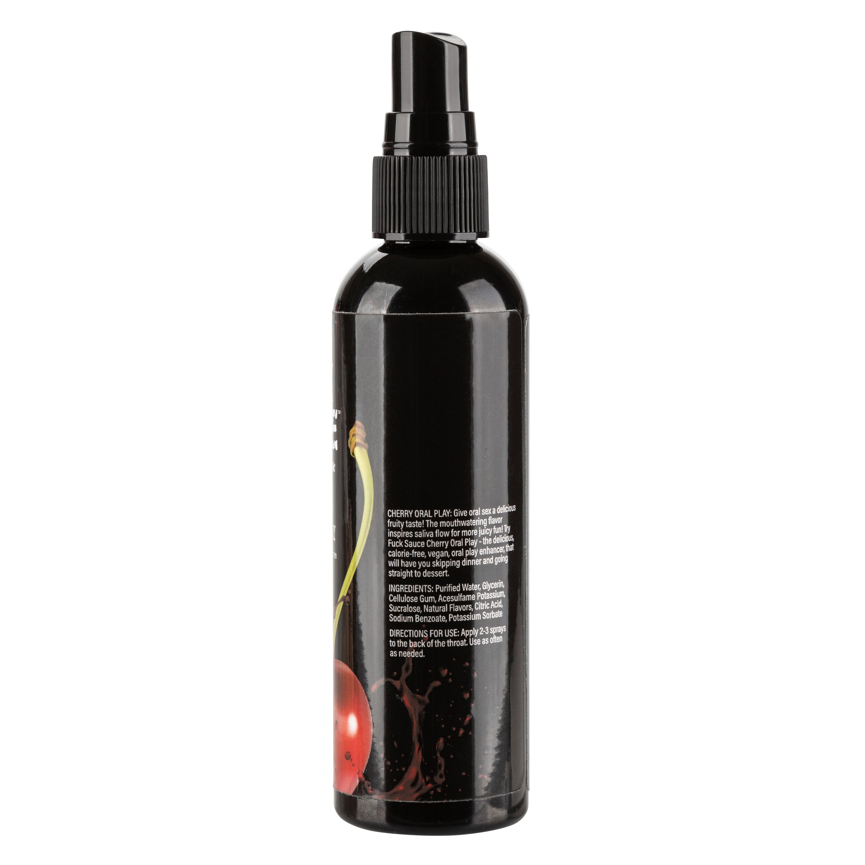 Fuck Sauce Cherry Oral Play Water-Based Edible Spray 4 fl oz Oral Gels & Sprays