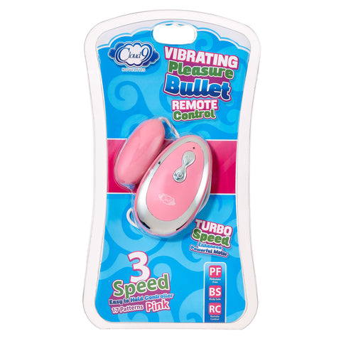 Cloud 9 Blue 3 Speed Remote Control Vibrating Bullet Toy BULLETS