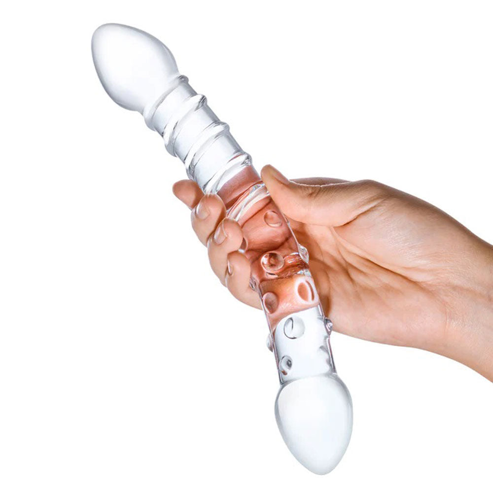 Double Trouble Glass Dildo – Dual-Ended Glass Dildo > Glass > Dildos
