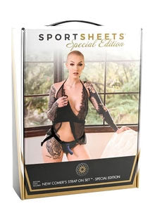 New Comers Strap-On Set Special Edition – Adjustable Harness with Slim 5.25 Inch Silicone Dildo Set Default Title > Realistic Dildos and Vibes > Strap On Harnesses