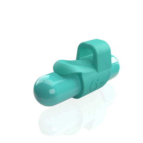 4B FingO Slim Finger Vibrator with Deep Rumbling Motor Kiwi