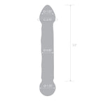 Electric Novelties Glass Dildo – 6.5 Inch Textured Full Tip Smooth Girth Adult Toy > Glass > Dildos