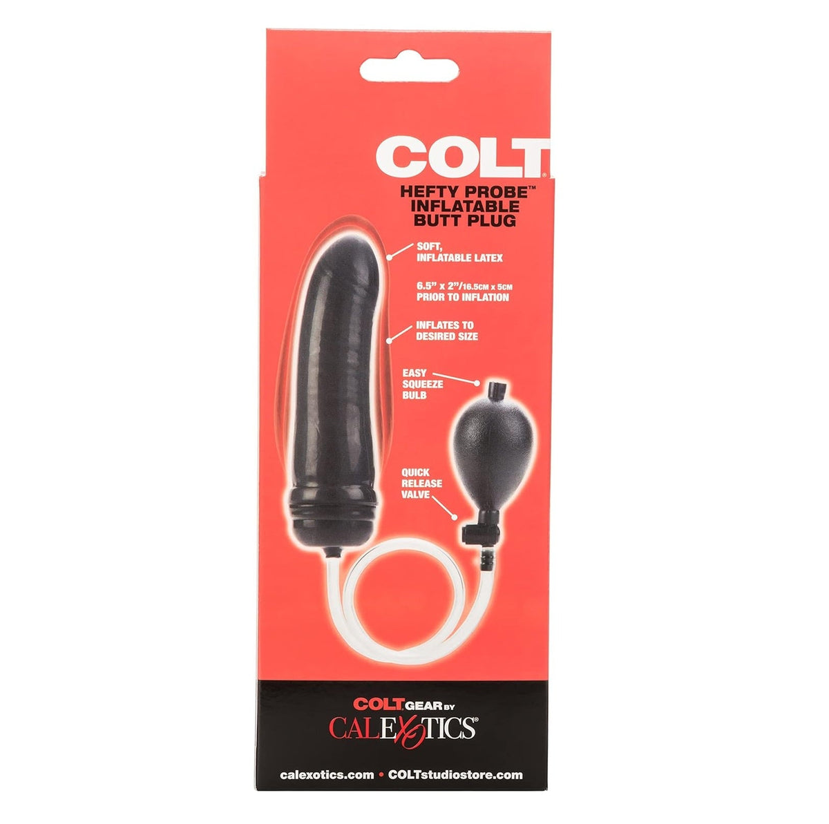 Colt Hefty Probe Inflatable Dildo 8 Inch – Inflatable Dildo > Anal Range > Tunnel and Stretchers