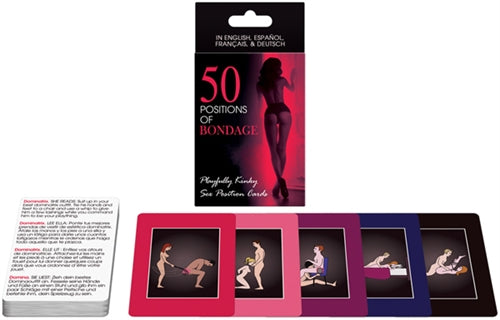 50 Positions of Bondage Cards – Adult Game Cards for Intimate Exploration > Novelties > Card Games