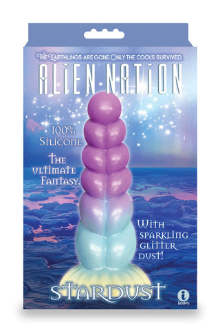 Alien Nation - Stardust - Glitter Rainbow 21 cm Fantasy Dong Multi Fantasy Dongs