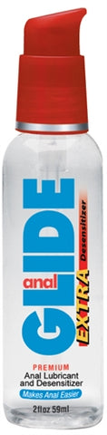 Anal Glide Extra Water-Based Desensitizing Lubricant 2 Oz Pump > Lube > Anal