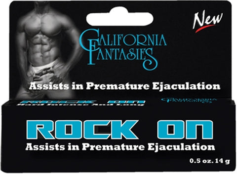 Rock On Delay Cream for Men 0.5 Oz Tube for Prolonged Pleasure