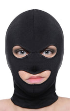 Masters Spandex Hood With Eye and Mouth Holes Erotic Mask Black One Size > Bondage Gear > Bondage Hoods