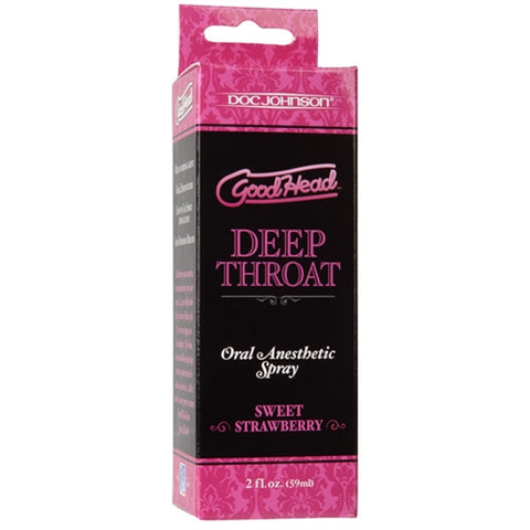 GoodHead Deep Throat Spray 59ml - Sweet Strawberry Flavor Default Title Oral Gels & Sprays
