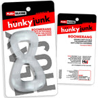 Boomerang Double-Ring Cockring & Nut-Tugger Clear Steam > Cock Ring > Single