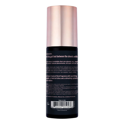 Afternoon Delight Pheromone Body Mist Tropical Floral Scent Perfume Spray