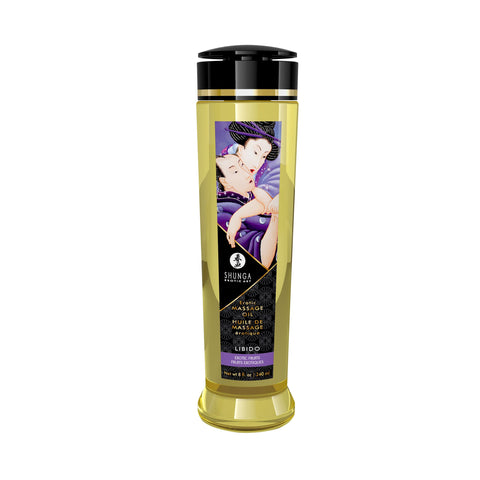 Shunga Peach Massage Oil 8 Fl Oz Silky Smooth Stimulation Massage Oil