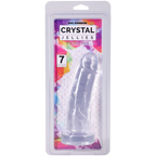 Crystal Jellies 7 Inch Realistic Cock Clear > Dildos > Realistic Dildos