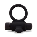 Nu Sensuelle Silicone Bullet Ring Black > Cock Ring > Vibrating