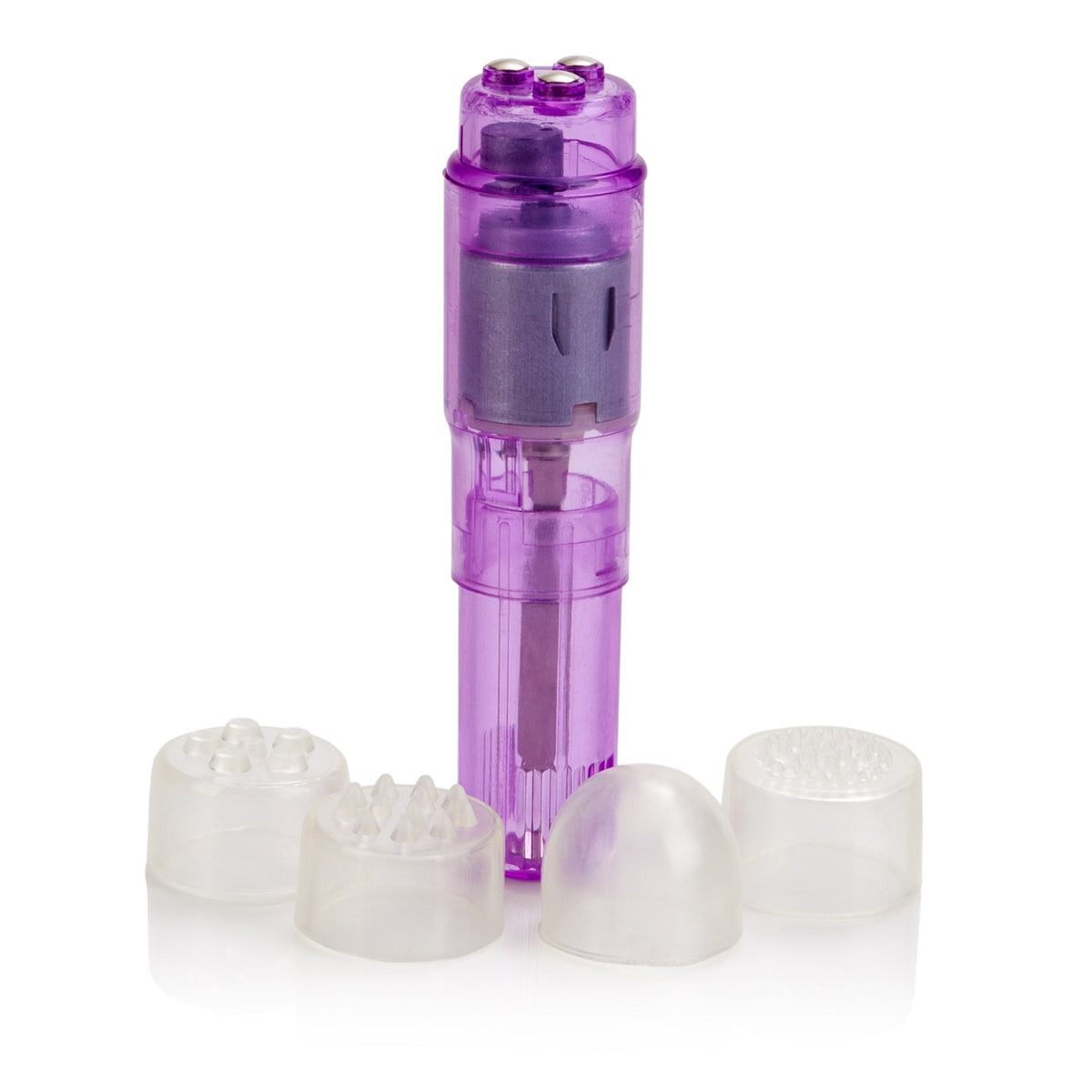 Berman Athena Waterproof Mini Massager with Four Soft Tips Pink Electric Massager