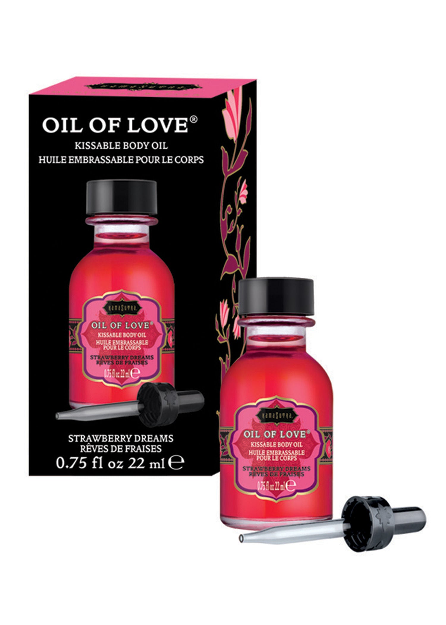 Kama Sutra Oil of Love Strawberry Dreams Kissable Massage Oil Massage Oil