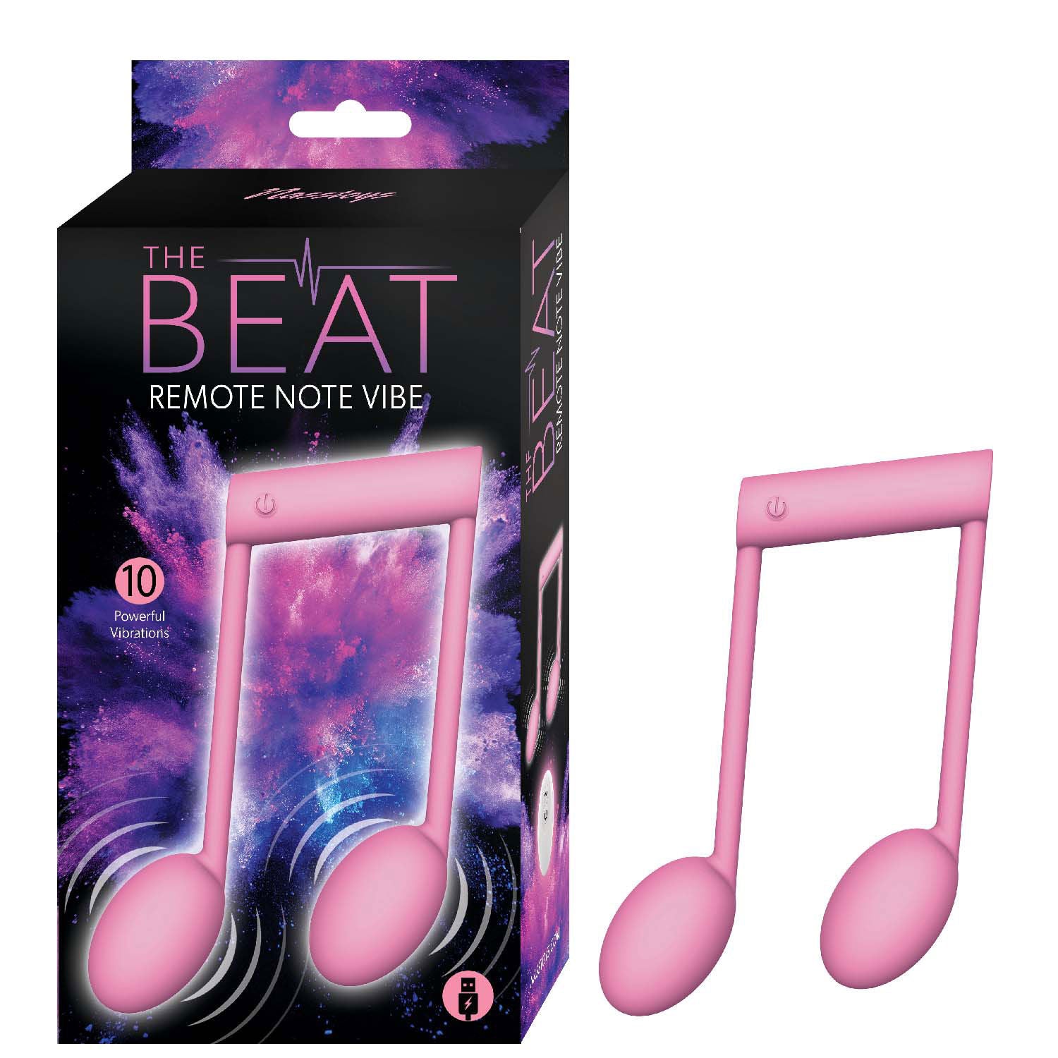 Nasstoys The Beat Remote Note Vibe Black Clitoral Vibrator > Vibrators > Unconventional
