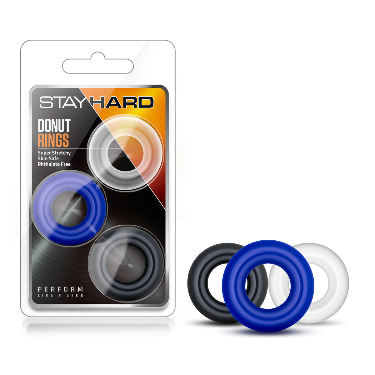 Stay Hard Donut Rings - 3 Pack > Cock Ring > Sets