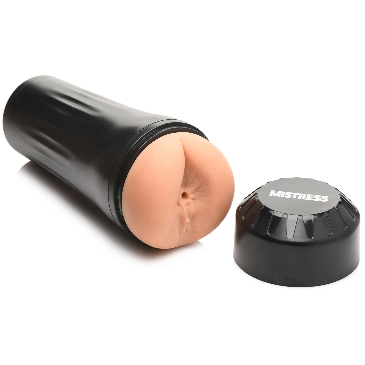 Mistress Vibrating Ass Masturbator Soft Stretchy Realistic Skin Tone with 4 Speeds and 7 Vibration Patterns Waterproof IPX6 Strokers - Auto