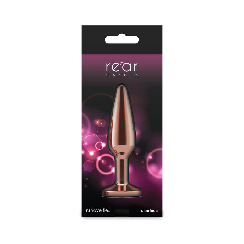 Rear Assets Tapered (Gunmetal Black) – Lightweight Anal Plug Pink Butt Plugs