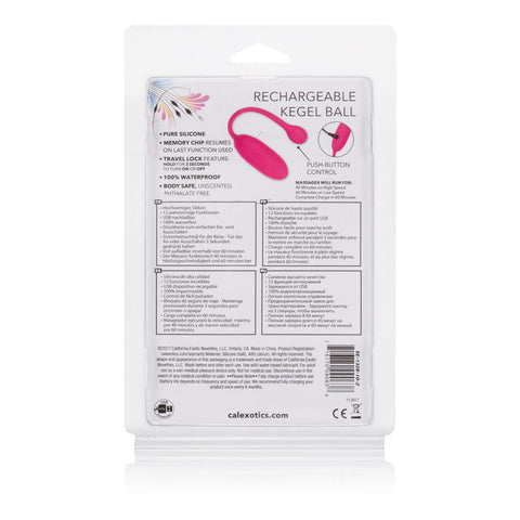 Rechargeable Silicone Kegel Ball with 12 Vibration Modes > Sex Toys For Ladies > Kegel Exercise