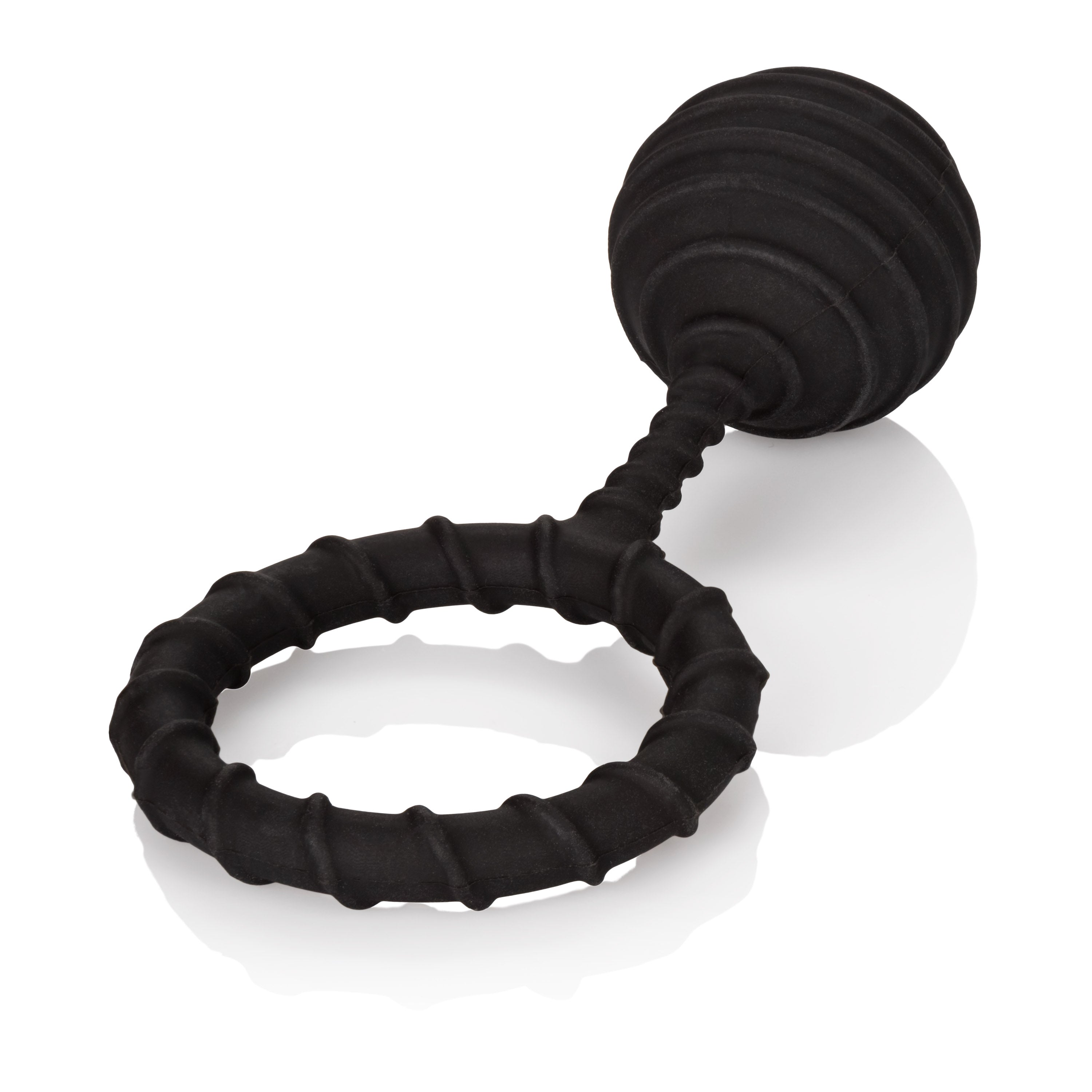Colt Weighted Ring XL Black Silicone Stretchy Cock Ring with Weighted Ball COCK RINGS Sling