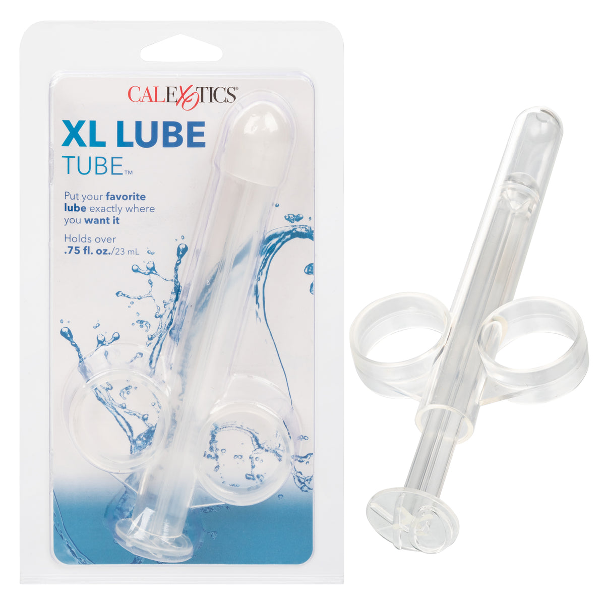 XL Lube Tube Clear Reusable Lubricant Dispensing Tube Default Title > Lube > Applicators