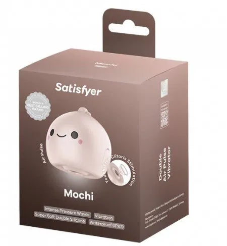 Satisfyer Mochi – Small Silicone Air Pulse Clitoral Vibrator Beige > Sex Toys For Ladies > Air Pulsation