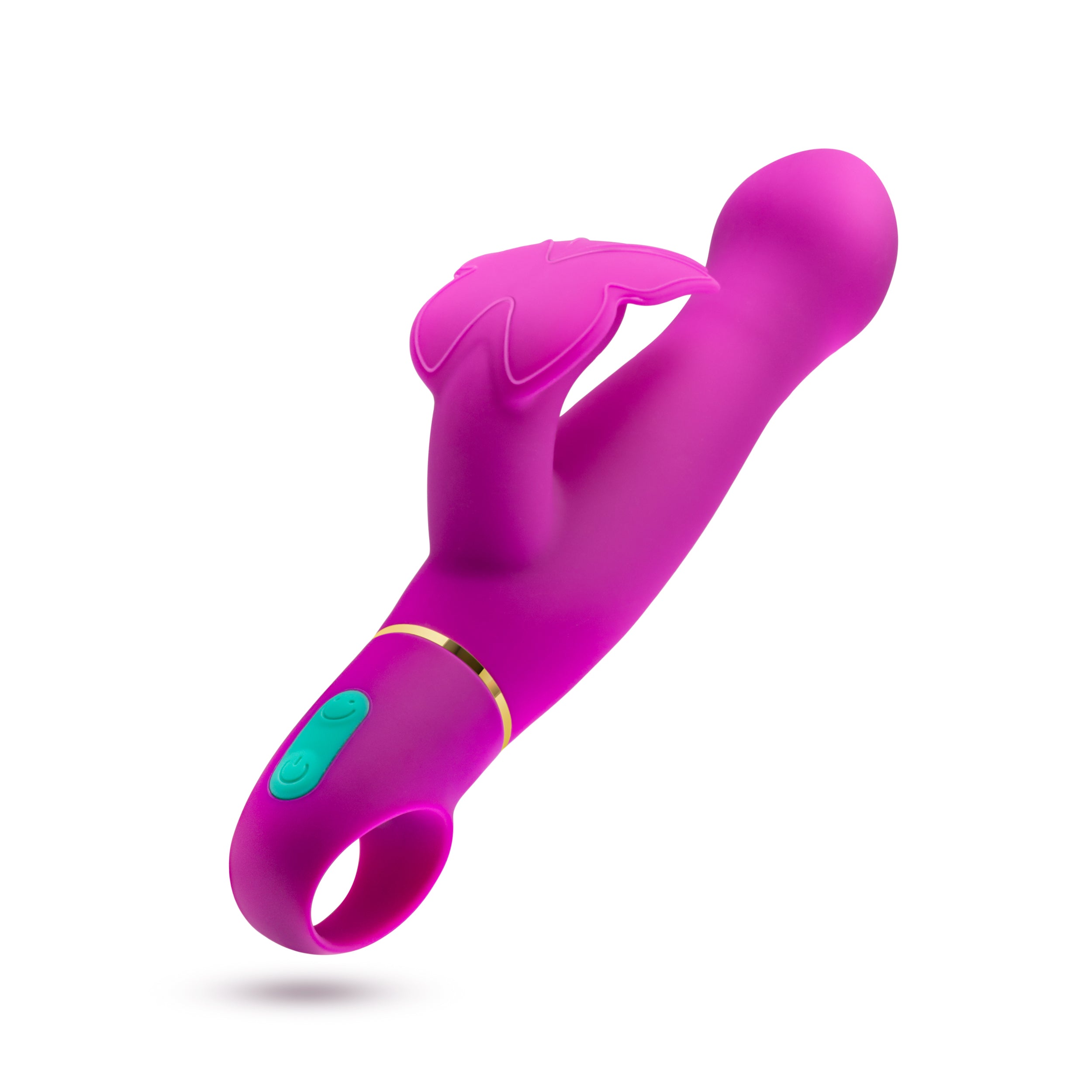 Aria Naughty AF Plum 18.4 cm Butterfly Vibrator VIBRATORS-RABBIT