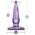 Small Cosmic Plug 4 Inch (Purple) – Soft Comfortable Anal Plug > Anal Range > Butt Plugs