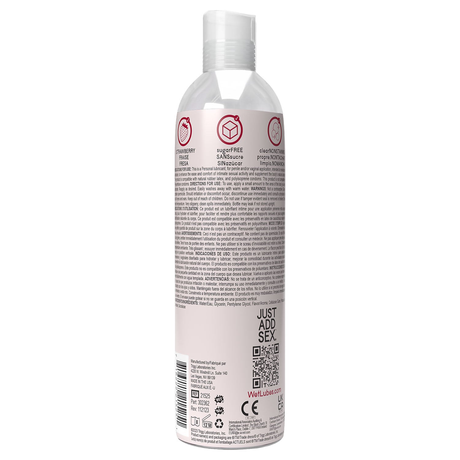 Wet Delicious Strawberry Flavored Water Based Oral Lubricant 4 Oz Default Title Oral Gels & Sprays