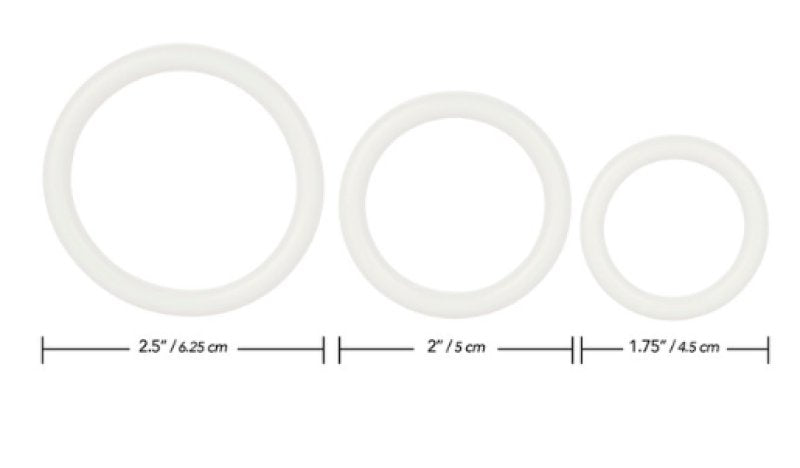 Tri-Rings Glow In The Dark – Erection Enhancer Rings 4cm - 6cm > Cock Ring > Sets
