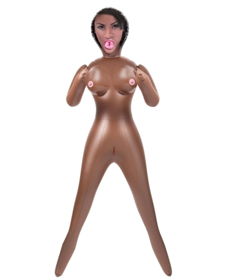 Naughty Naomi Doll Life-Like Inflatable Lover with 4-Color Face and 3 Love Passages Main image