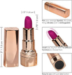 Hide and Play Lipstick Mini Massager Vibrator Purple Waterproof Rechargeable > Vibrators > Mini Vibrators