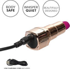 Hide and Play Lipstick Mini Massager Vibrator Purple Waterproof Rechargeable > Vibrators > Mini Vibrators