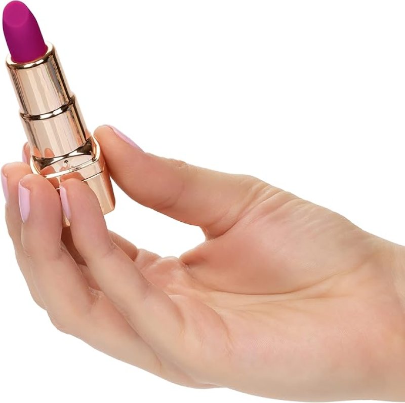 Hide and Play Lipstick Mini Massager Vibrator Purple Waterproof Rechargeable > Vibrators > Mini Vibrators
