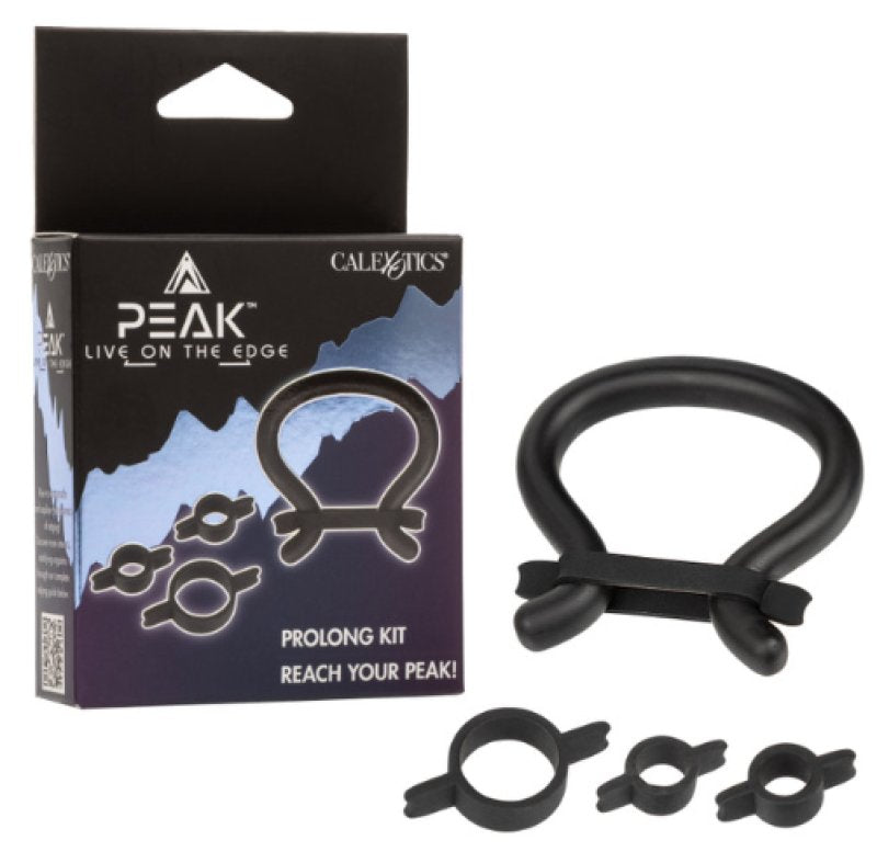 Peak Prolong Kit – Silicone Enhancer and Interchangeable Bands Kit > Cock Ring > Sets
