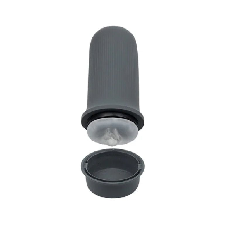 Milk Master Grip-N-Stroke (Grey) – Rechargeable Vibrating Masturbator