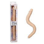Silicone Studs Bend and Hold Dual Dong (Ivory) – 16 Inch Silicone Dong